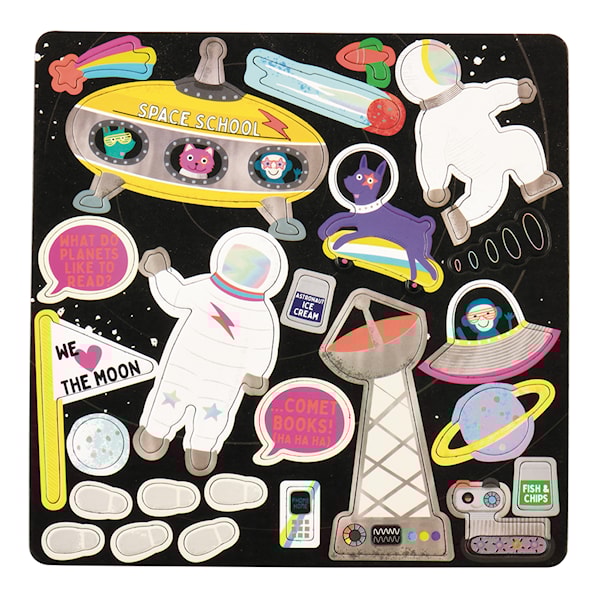 Magnetisk Fun and Games Space Floss & Rock