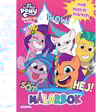 Målarbok My little Pony med klistermärken Kärnan