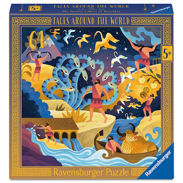 The Twelve Labors of Hercules Pussel 64 Bitar, Ravensburger
