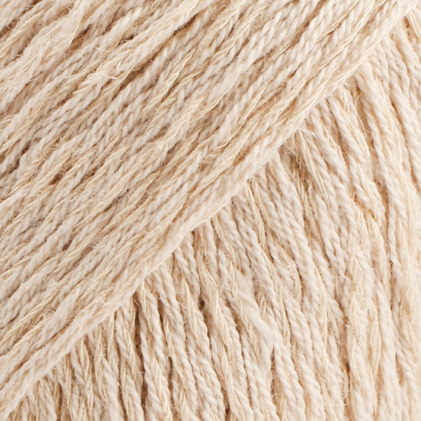 Belle Uni Colour Garn Bomullmiks 50 g Lys beige 03 Drops