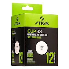 Pingisbollar 12-pack Vit Stiga