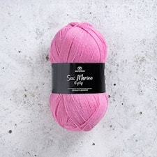 Sox Merino 4-ply villasekoite100g Starlet (004) Svarta fåret