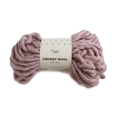 Chunky Wool Garn 200 g Light Grey A135 Adlibris