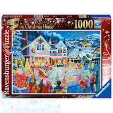 Julehuset Puslespill 1000 brikker Ravensburger