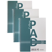 Kierrevihko A5 Viivoitettu 3 kpl 70g/70sivua