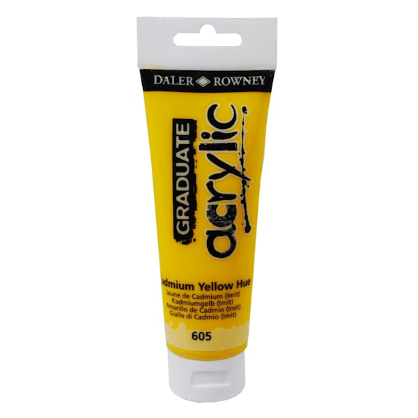 Acrylic 120 ml Kadmium Gul Graduate Daler-Rowney