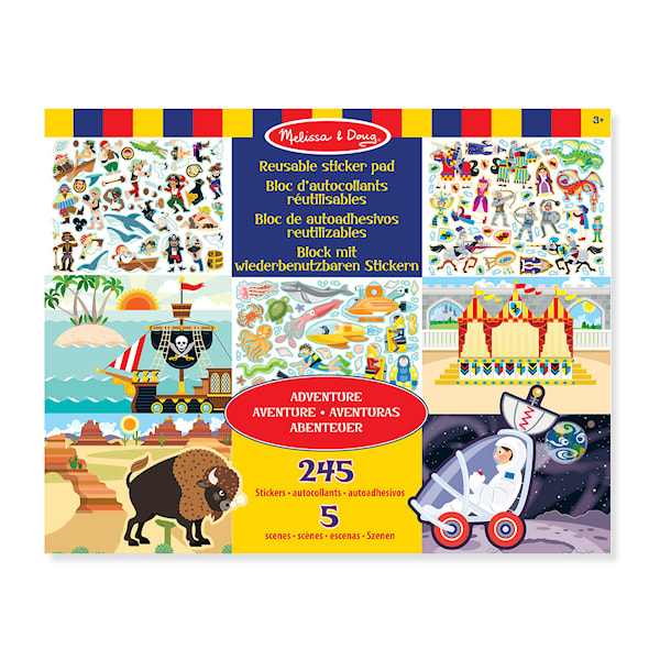 Reusable Sticker Pad Adventure Melissa & Doug