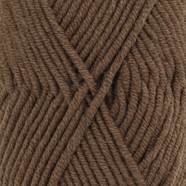 Big Merino Uni Colour Garn Ullgarn 50 g Mocca 05 Drops