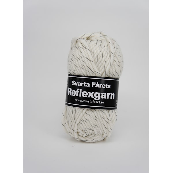 Svarta Fåret Reflexgarn Garn ullmix 50g oblekt 05