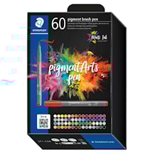 Brushpen Pigment 60-pakning Staedtler