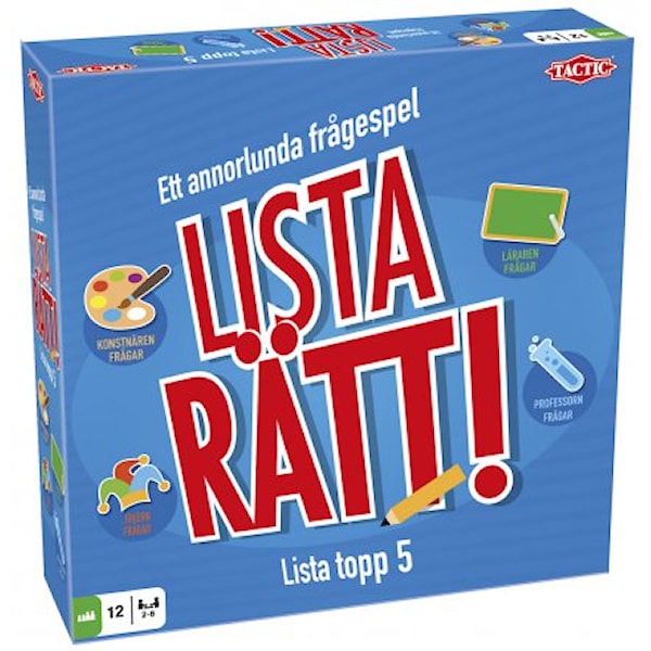Lista Rätt, Sällskapsspel