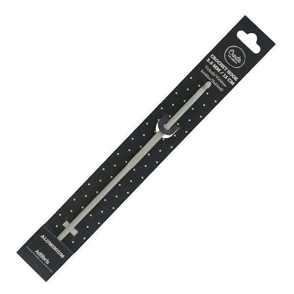 Virkkuukoukku 3,5mm Alumiini 15cm