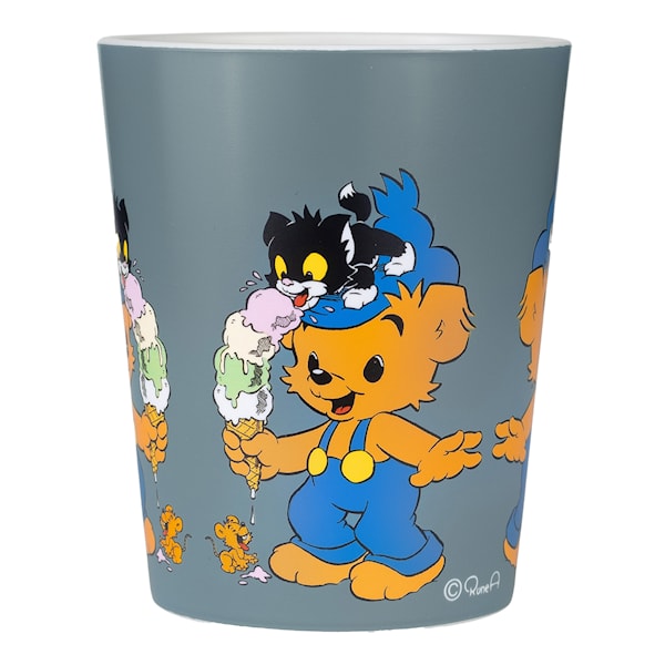 Bamse Tumblermugg Glass Rätt Start
