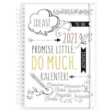 Kalenteri 2021 Scribble A5 Burde