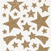 Kimalletarrat, tähdet, 10x24 cm, kulta, 2 ark/ 1 pkk