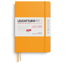 Kalender A5 18m 25–26 Ukesplanlegger Rising Sun Leuchtturm1917