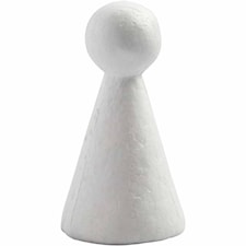 Frigolitkägla med Kula 10 cm 5 st
