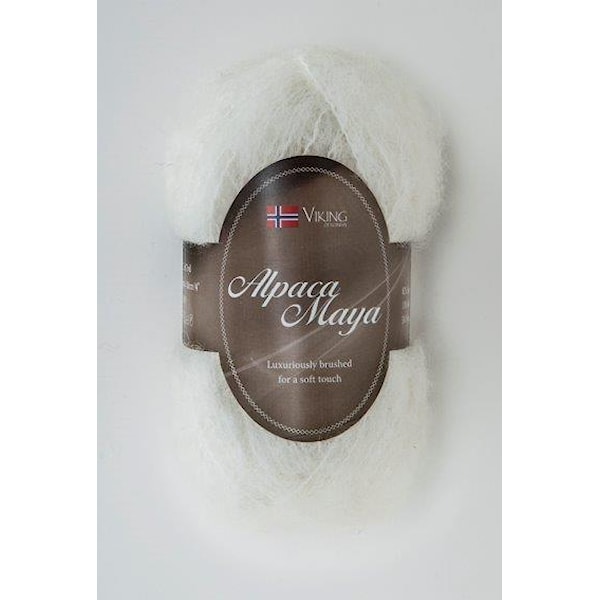 Viking of Norway Alpaca Maya 50 gr Hvit 700