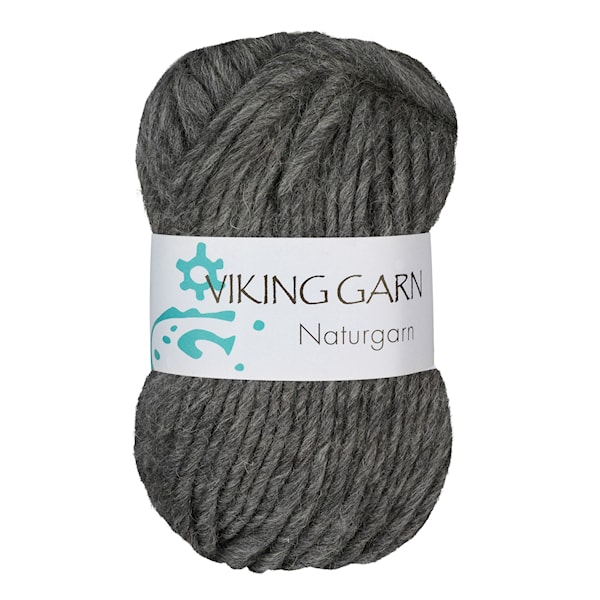 Naturgarn 50 g Grå 615 Viking Garn