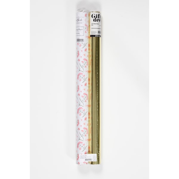 Presentpapper, B: 50 cm, 80+65 g, 2 rullar