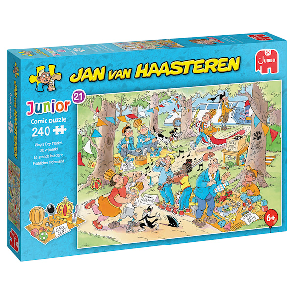 Jan Van Haasteren Junior King´s Day Market Pussel 240 bitar