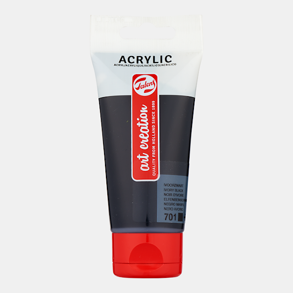 Akrylmaling 75 ml Elfenbenssvart Talens Art Creation