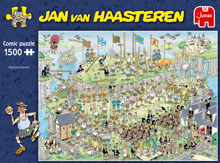 Jan Van Haasteren Highland Games Pussel 1500 Bitar, Jumbo - Present ...