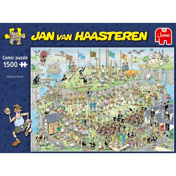 Jan van Haasteren Highland Games Pussel 1500 bitar, Jumbo