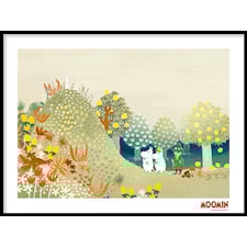 Mumin Poster Muminhuset växer igen 30x40 cm