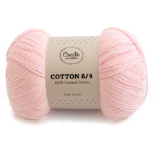 Cotton 8/4 Garn 100 g Coral Pink A086 Adlibris