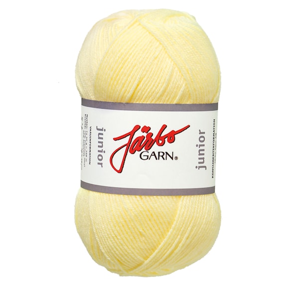 Junior Garn Akrylmix 50g Ljusgul (67002)