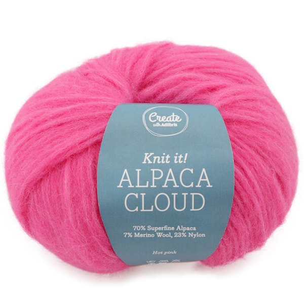 Alpaca Cloud 50 g Hot Pink A292 Adlibris