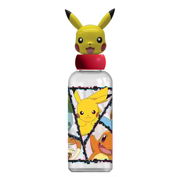 Stor - Water Bottle w/3D Figurine 560 ml - Pokémon (088808723-10127)