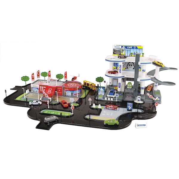 Garage Med Servicestation Vit Michelin Summertime - leksaksbilar & fordon Garage Med Servicestation Vit Michelin Summertime - leksaksbilar & fordon