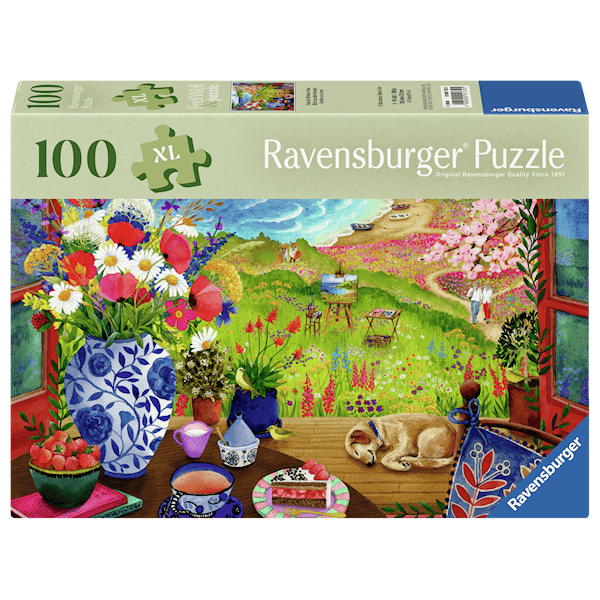 View Out The Window Pussel 100 Bitar Ad Ravensburger