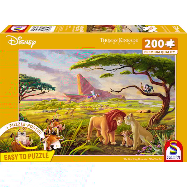 Puslespill Disney The Lion King Remember Who You Are 200 brikker Schmidt