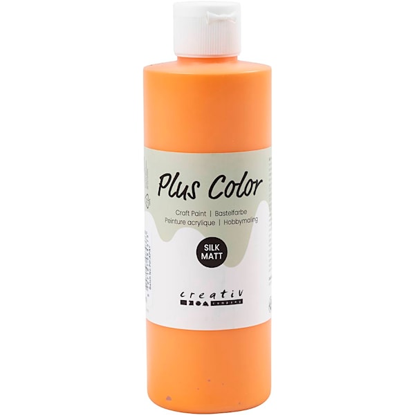 Plus Color hobbymaling, 250 ml, antikk rød