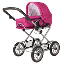 Brio nukenvaunut Combi, pinkki