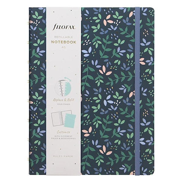 Notatbok A5 Garden Linjert Rose Quartz Filofax