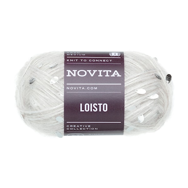 Loisto Paljettgarn 50g Stjerna 0031 Novita