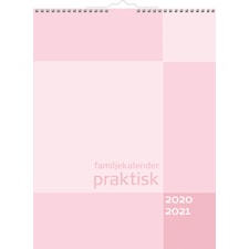 Burde Väggkalender 20-21 Familjekalender Praktisk