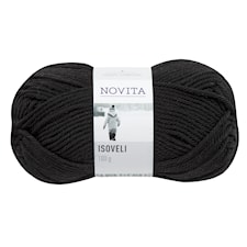 Novita Isoveli villasekoitelanka 100 g noki 099
