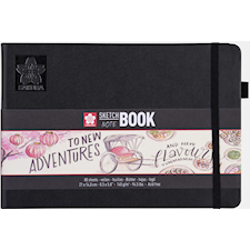 Sakura luonnos-/muistivihko 21x14 cm, 80 sivua, kerma valkoinen paperi 140g