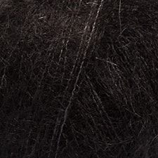 Kid- Silk Lanka Silk Mohair 25 g black 02 Drops