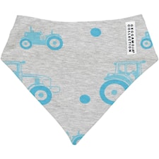 Dreggelhaklapp Traktor, Blå, Geggamoja