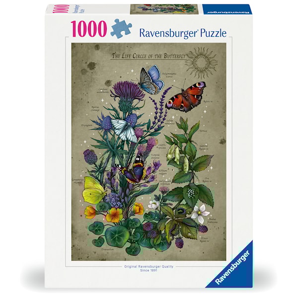 Ravensburger - Lifecircle Butterfly - 1000p (12001435)
