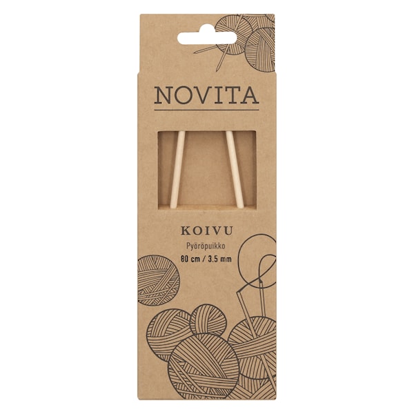Rundpinner 80 cm Bjørk Novita