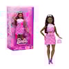 Barbie Deluxe Style Bright Pink Skirt Modedocka med Hörapparat