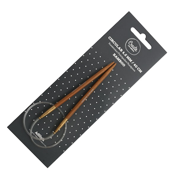Pyöröpuikot 4,5mm Bambu 40cm