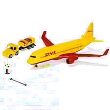 Flygplan Med Tillbehör Dhl Siku